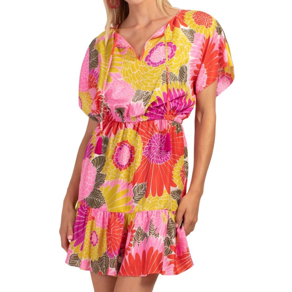 Trina Turk Mahalo Floral Print Dress